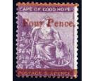 SG27. 1868 4d on 6d Deep lilac. Very fine fresh mint...