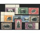 SG114-123. 1934 Set of 10. Superb fresh mint...