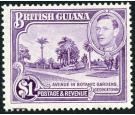 SG317a. 1951 $1 Bright violet. Perf. 14x13. Superb fresh U/M min