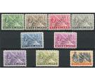 SG114s-121s. 1934 Set of 9. 'SPECIMEN'. Very fine mint...