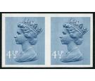 SG X865a. 1973 4 1/2d Grey-blue. 'Imperforate'. Superb U/M mint.