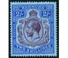 SG88ga. 1931 2/- Purple and blue/grey-blue 'Break in scroll' Sup