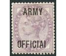 SG O43a. 1896 1d Lilac. 'OFFICIAI' for 'OFFICIAL'. Superb fresh 