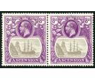 SG17a. 1924 8d Grey-black and bright violet. 'Broken Mainmast'..