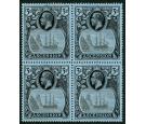 SG20. 1924 3/- Grey-black and black/blue. Brilliant fresh mint b