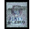 SG14. 1893 1/2d on 2 1/2d Purple/blue. Superb used with beautifu