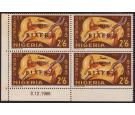 SG13a. 1968 2/6 'Red (Overprint) Omitted' U/M corner block..