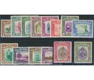 SG303-316. 1939 Set to $2, top values U/M mint...