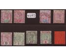 SG20-28. 1894 Set to £1. All delightful used...