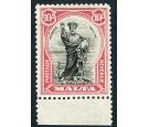 SG209. 1930 10/- Black and carmine. Brilliant fresh U/M mint...