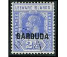 SG4w. 1922 2 1/2d Bright blue. 'watermark Inverted'. Choice supe