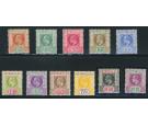 SG60-70. 1906 Set of 11. Superb fresh mint...