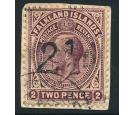 SG115. 1928 2 1/2d on 2d Purple-brown. Superb used...