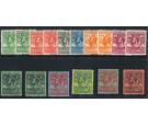 SG116-126. 1929 Set (inc. all shades/perf. vars). Superb mint...