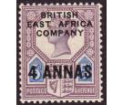 SG3. 1890 4a on 5d Dull purple and blue. Superb fresh well centr