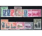 SG135-146. 1948 Set of 12 plus some shades. U/M mint...