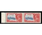 SG21a. 1935 1d Dull blue and scarlet. 'Double Flagstaff'. U/M mi