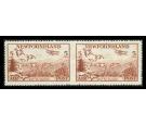 SG230b. 1933 5c Red-brown. 'Imperf. between, Horiz. pair'. U/M m