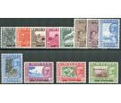 SG104-114. 1959 Set of 12. Post Office fresh U/M mint...