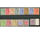 SG131-141. 1921 Set of 14. Brilliant fresh mint...