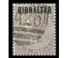 SG6. 1886 6d Deep lilac. Exceptionally fine used with 'A 26' can