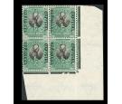 SG O7b. 1930 1/2d Black and green. 'OFFICIAL' Stop after "OFFISI