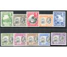 SG135-144. 1934 Set of 10. Superb mint...