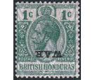 SG114a. 1916 1c Green. 'Overprint Inverted'. Brilliant fresh min