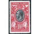 SG107. 1935 10/- Black and scarlet. Superb fresh well centred mi