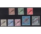 SG114-121. 1922 Set of 8. Exceptional fresh mint...