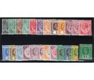 SG218-240a. 1921 Set of 24. Superb fresh mint...