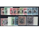 SG214-232. 1918 Set to $2. Brilliant fresh mint...