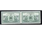 SG OS21. 1950 10c Green. Post Office fresh U/M mint pair...