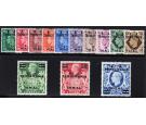 SG.T14-T26. 1950 Set of 13. Brilliant U/M mint...