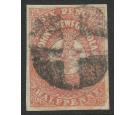 SG21. 1861 6 1/2d Rose-lake. Very fine used...