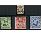 SG M18s-M21s. 1943 Set of 4. 'SPECIMEN' Superb fresh mint...