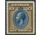 SG132. 1928 £1 Blue & bistre-brown. Superb fresh mint...