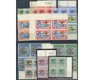 SG162-175. 1942 Set of 14. Brilliant U/M mint blocks of 4...