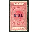 SG37. 1923 £1 Rose-carmine. Brilliant fresh mint...