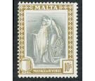 SG138. 1922 10/- Slate-grey and brown. Superb fresh U/M mint...