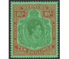 SG119d. 1946 10/- Deep green and dull red/green. U/M mint...