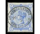 SG183. 1884 10/-Ultramarine. Superb used with beautiful colour a