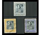 SG158-162. 1907 Set of 3. Choice superb fine used...