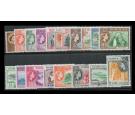 SG140-158. 1954 Set of 19. Brilliant U/M mint...