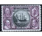 SG123. 1934 10/- Black and purple. Superb fresh mint...