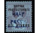 SG32. 1893 1/2d on 2 1/2d Purple/blue. Superb fresh mint...