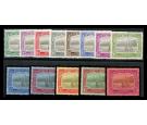 SG48-60. 1923 Set of 13. Brilliant fresh mint...