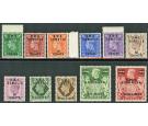 SG S10-S20. 1948 Set of 11. Superb fresh U/M mint...