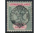 SG15. 1897 1/- Green and carmine. Superb mint...