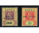 SG69-70. 1906 Set of 2. Brilliant fresh mint...